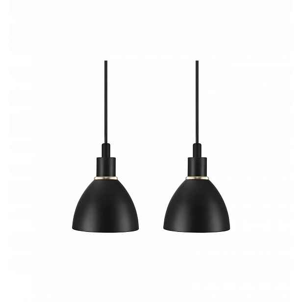 Závěsné svítidlo Ray 2-KIT Černé Nordlux patice E14 2x40W max