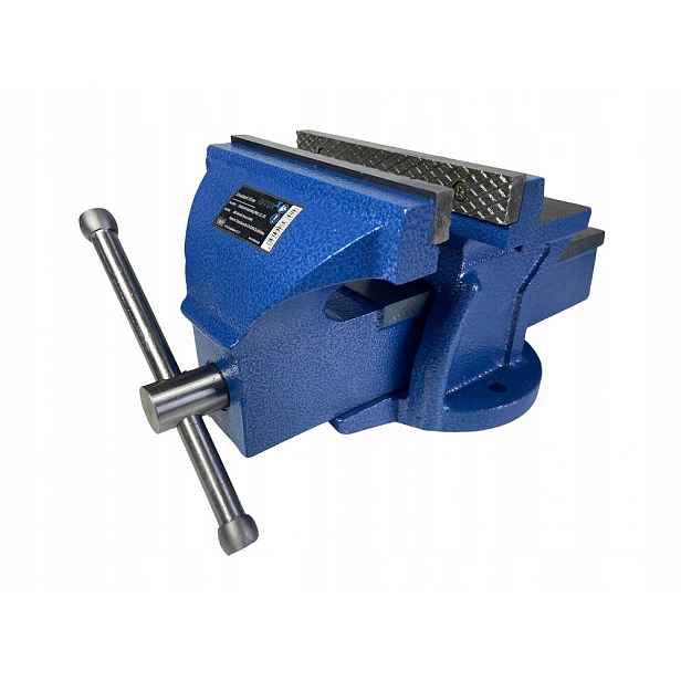 Stolový zámečnický svěrák z litiny s čelistmi Bituxx 150 mm