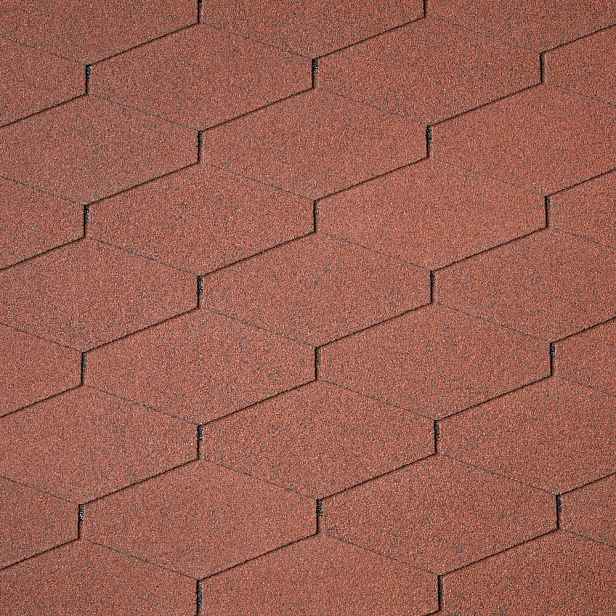Šindel asfaltový IKO 2.0 DiamantShield Plus 10 Cihlově červená 2,0 m2