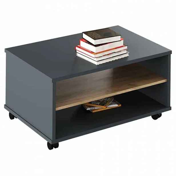 Tempo Kondela Konferenční stolek RIOMA NEW TYP 32 - grafit / dub artisan