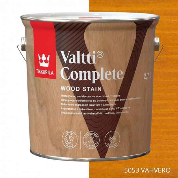 Tikkurila Lakovací Hmota Valtti Complete 2,7 L Barva 5053 Vahvero