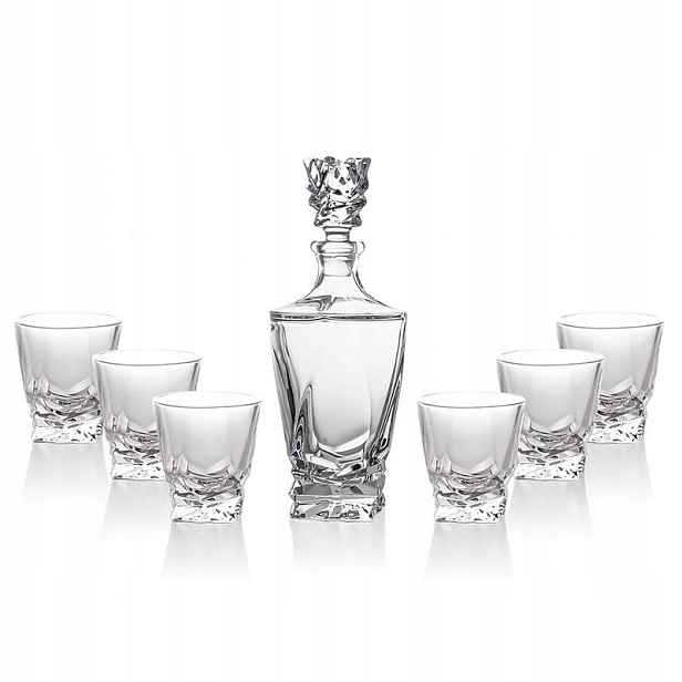 Bohemia Porto – Sada Na Whisky: Karafa 6 Sklenic