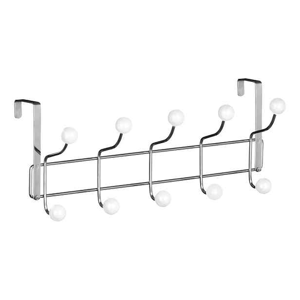 Kovový věšák na dveře ve stříbrné barvě 40,5 cm Jaxen – Premier Housewares