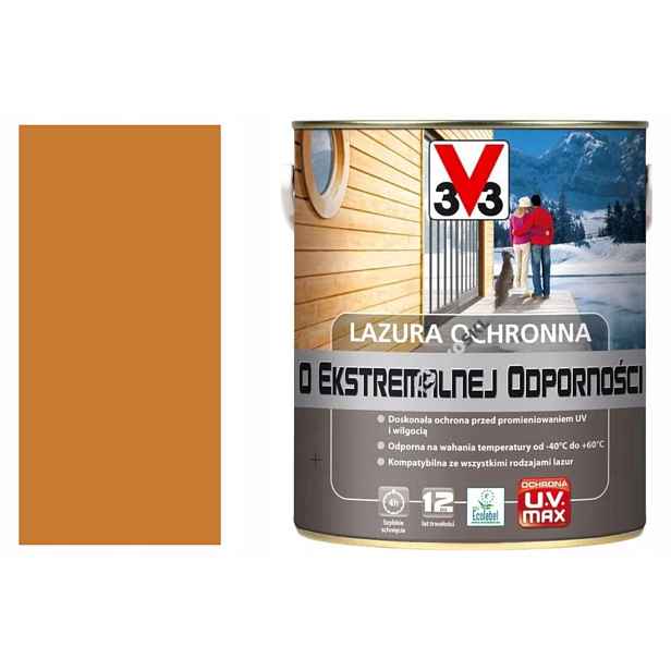 V33 Lazura/lakovač Extra Třešeň 0.75 L