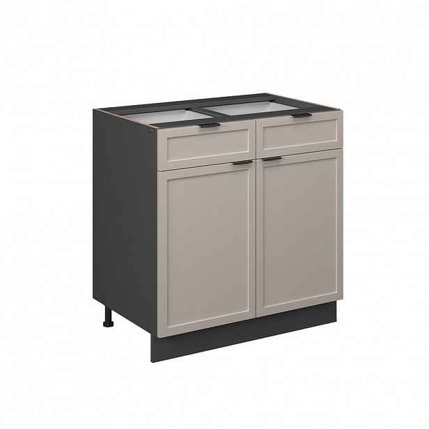 Vicco SPODNÍ SKŘÍŇKA KUCHYŇSKÉ LINKY Fame-Line GreyBeige 80 cm bez pracovní desky