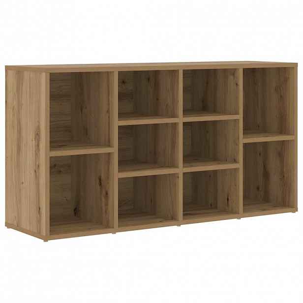 vidaXL Lavička na boty 103 x 30 x 54,5 cm Kompozitní dřevo Dub artisan