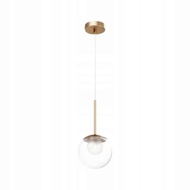 Závěsná bodová lampa zlatá skleněná koule 15 cm do ložnice obývacího pokoje Maytoni