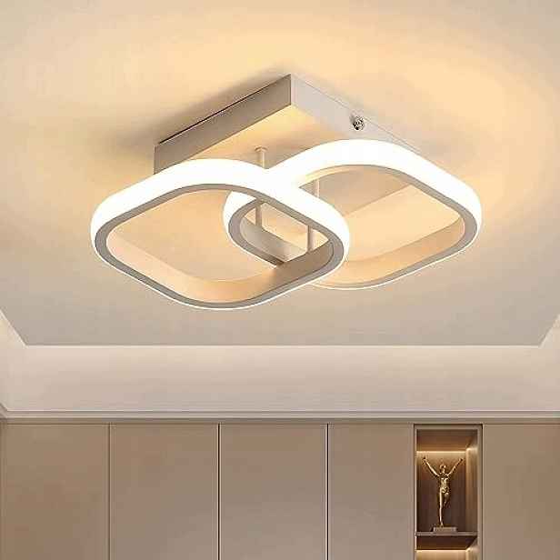 Zyrandol Led stropní svítidlo bílé moderní do obývacího pokoje ložnice 22W 3000K
