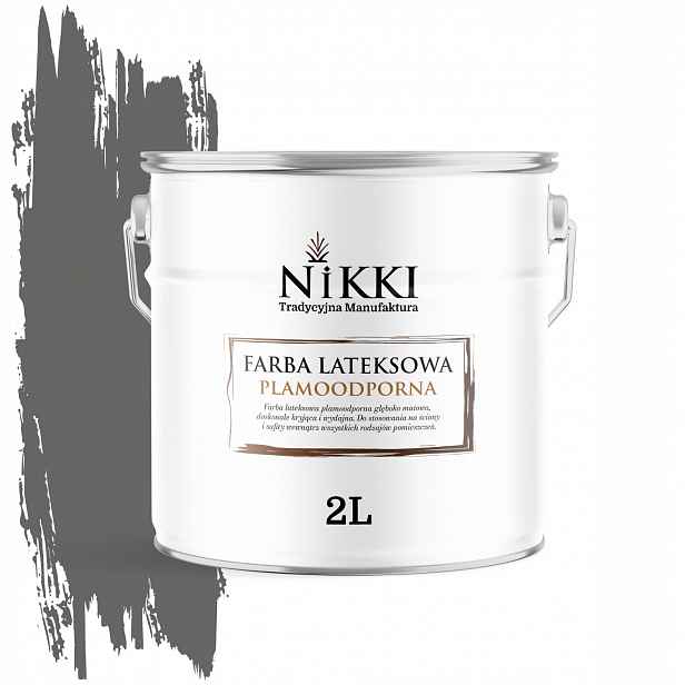Barva Odolná Vůči Skvrnám, Grafitová Barva H1213 2L, Hluboký Mat Na Stěny