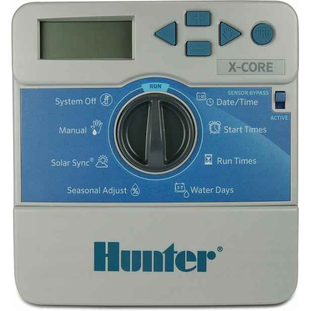 Ovladač zavlažování Hunter X-core 401-iE (vnitřní, 4 sekce)