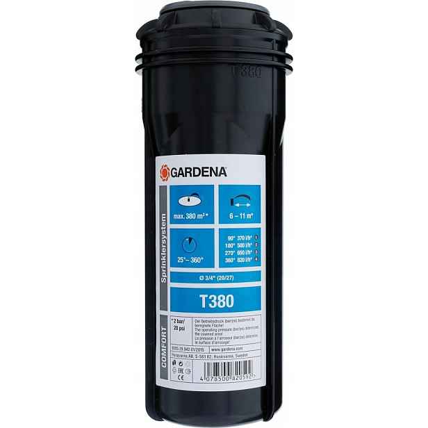 Turbínový výsuvný zavlažovač T 380 3/4" 08205-29 Gardena