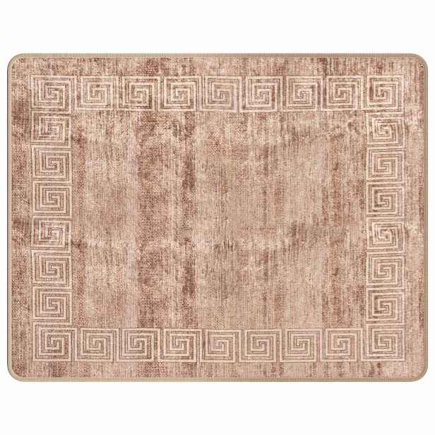 vidaXL Běhoun MARSA Bílá 80 x 100 cm Polyester a PVC