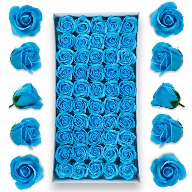 50 Ks Růží Mýdlové Růže Hlavičky Mýdlové Květy Do Flowerboxu Mýdlové Květiny