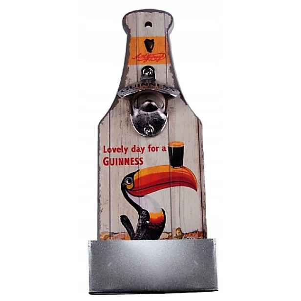 Guinness Toucan nástěnný otvírák tukan 30x11cm A10