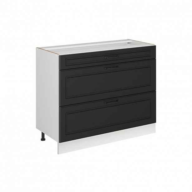 Vicco SPODNÍ SKŘÍŇKA KUCHYŇSKÉ LINKY R-Line, Antracitový venkovský dům/Bílá, 100 cm bez pracovní desky