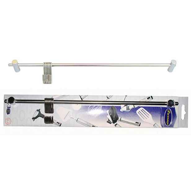 Provence Tyč na zavěšení,  6 háčků,  nerez,  40 cm