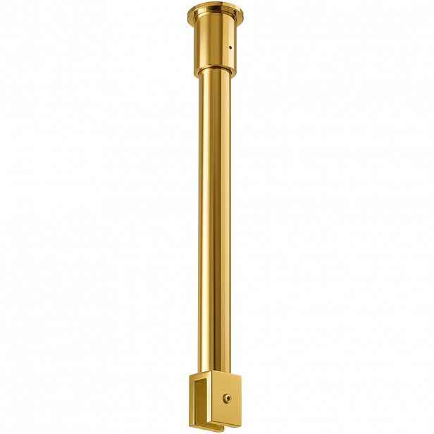 Sprchová vzpěra Onyx - kulatá - vertikální do stropu - zlatá - 40 cm