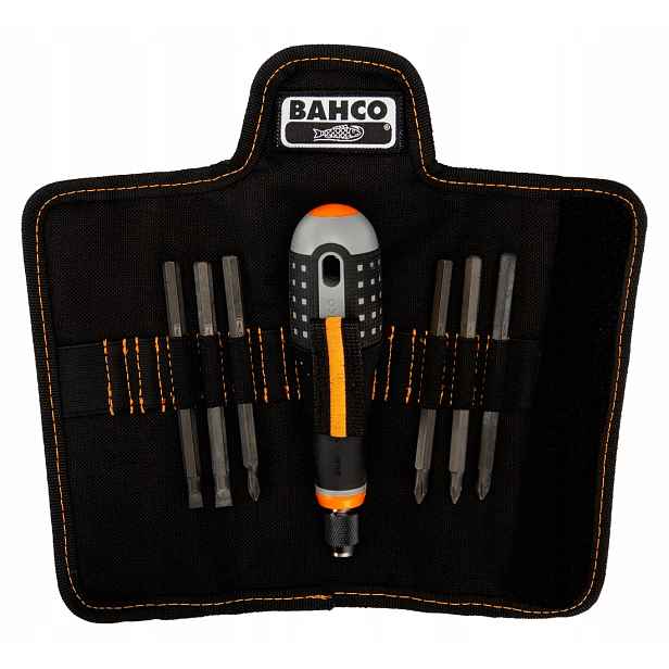 šroubovák s 6 hroty Ergo Bahco [BE-8571] pro přímé šrouby, Ph, Pz