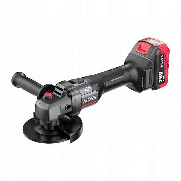 Úhlová bruska Mova PG125K 20V 900W 125 mm (baterie a nabíjení)