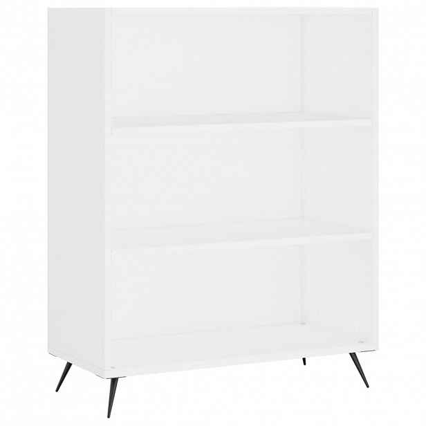 vidaXL Knihovna bílá 69,5 x 32,5 x 90 cm kompozitní dřevo