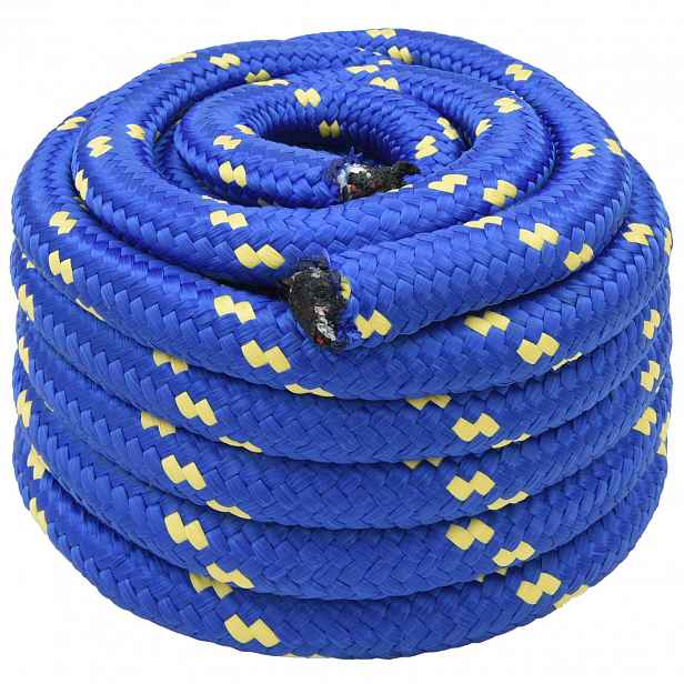 vidaXL Víceúčelové užitkové lano 50 mm 25 m Modrá PP