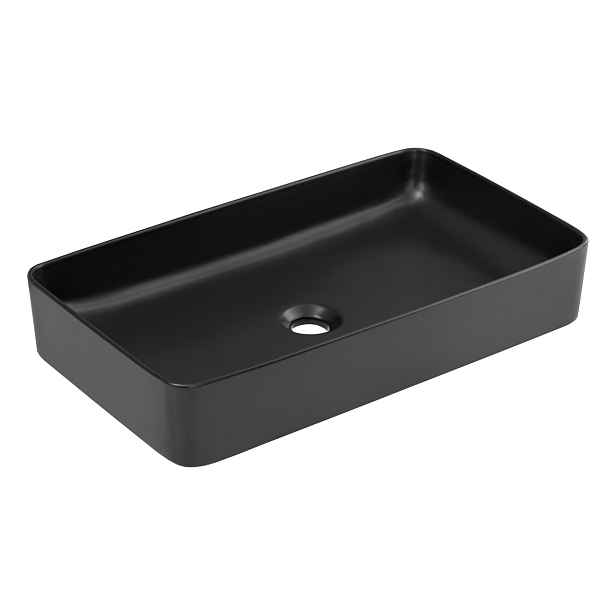 ArtCom Keramické umyvadlo UM-6275 SLIM 2 | černý mat 60 cm
