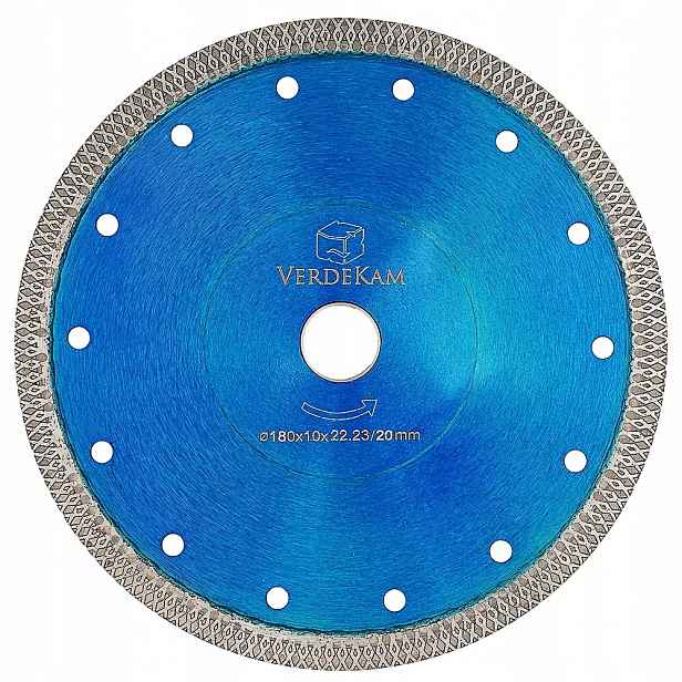 Diamantový kotouč 180 mm na keramický granitový gres Premium Verdekam