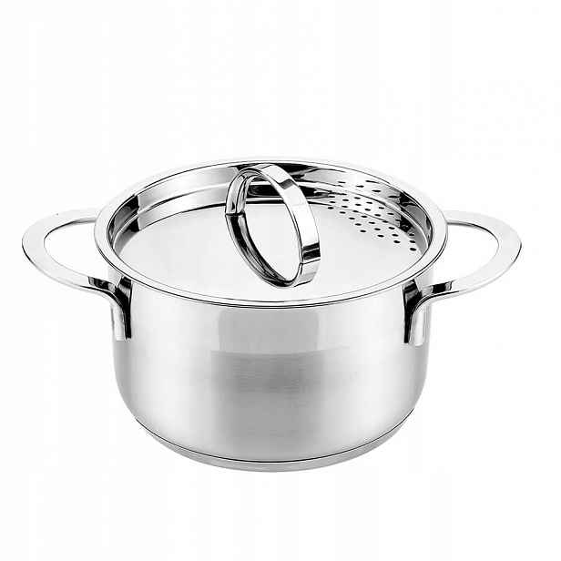 Ocelový Hrnec s indukční poklicí 24 cm 5,0 l Maestro MR-3511-24