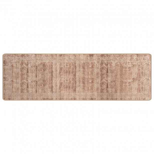 vidaXL Běhoun MARSA Bílá 80 x 350 cm Polyester a PVC