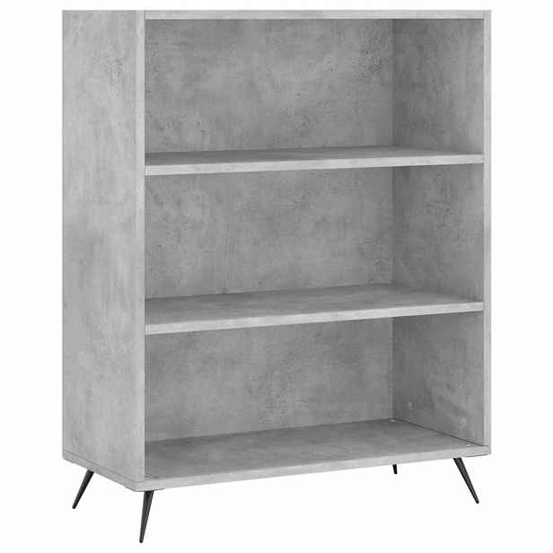 vidaXL Knihovna betonově šedá 69,5 x 32,5 x 90 cm kompozitní dřevo