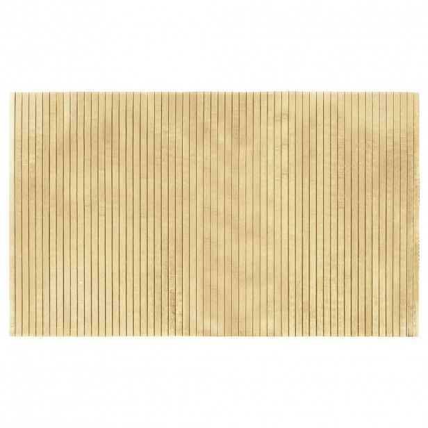 vidaXL Koberec obdélníkový světle přírodní 60 x 100 cm bambus