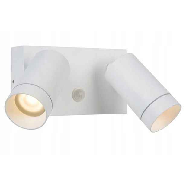 Venkovní nástěnná lampa s reflektorem, bílá, 2 body IP44 Lucide