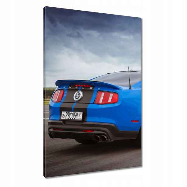 Obrazy 60x90 Modrý Ford Mustang