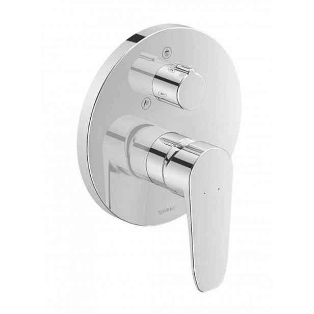 Duravit B.1 - Sprchová baterie pod omítku, pro 2 spotřebiče, chrom B14210012010
