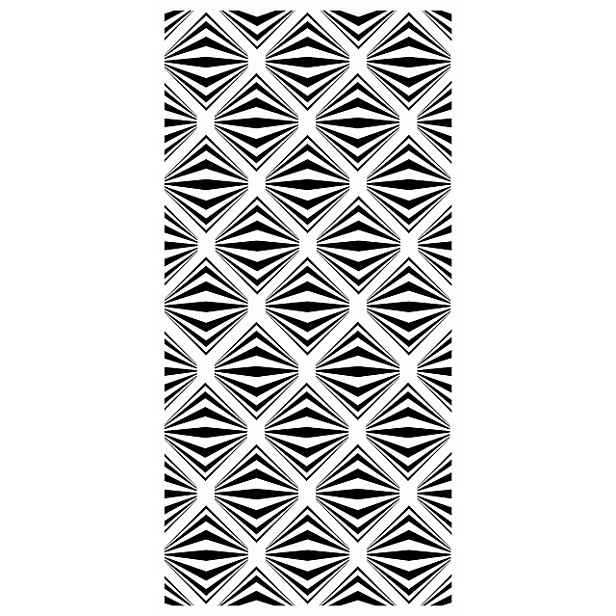 Omítací Šablona LuxBud Panel 2 pro ozdobné omítky 92 cm Dekor 3D Zeď