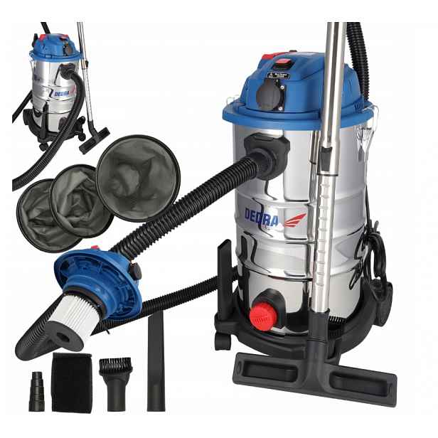 Vysavač, otřepač, suchý i mokrý provoz Dedra 1600W 30L DED6615