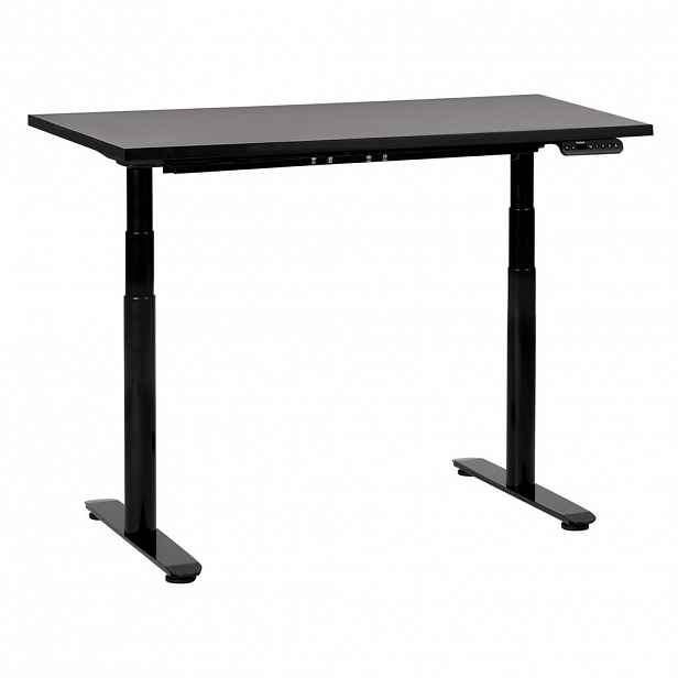 Beliani PSACÍ STŮL černý 120/72 cm elektrický výškově nastavitelný Destin IV
