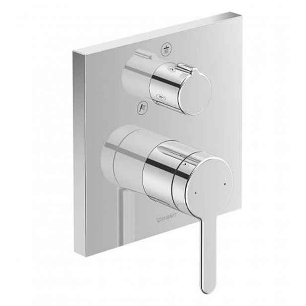 Duravit C.1 - Sprchová baterie pod omítku, pro 2 spotřebiče, chrom C14210011010