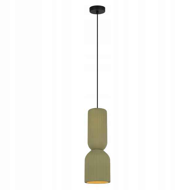 Light Prestige Balera závěsná lampa zelená keramická E27 15W