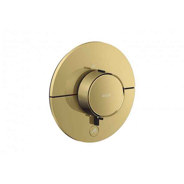 Axor ShowerSelect ID - Termostatická sprchová baterie pod omítku, HighFlow, leštěný vzhled zlata 36776990