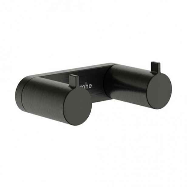 Hansgrohe AddStoris S dvojháček kartáčovaný černý chrom 41785340