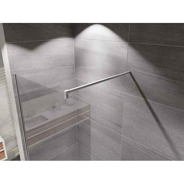 Sprchová zástěna Walk-IN 1000, chrom, matné sklo