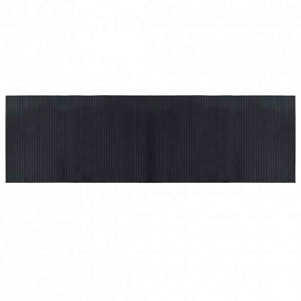 vidaXL Koberec obdélníkový černý 60 x 200 cm bambus