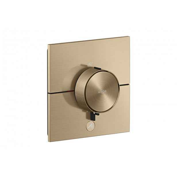 Axor ShowerSelect ID - Termostatická sprchová baterie pod omítku, HighFlow, kartáčovaný bronz 36777140