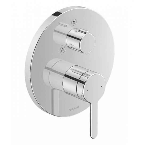 Duravit C.1 - Sprchová baterie pod omítku, pro 2 spotřebiče, chrom C14210012010