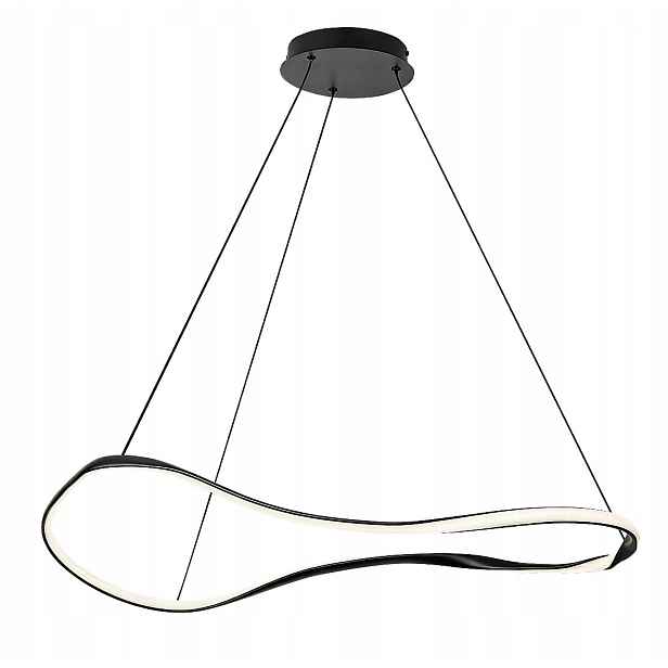Moderní černá Led závěsná lampa 40W Mirossi Rabalux