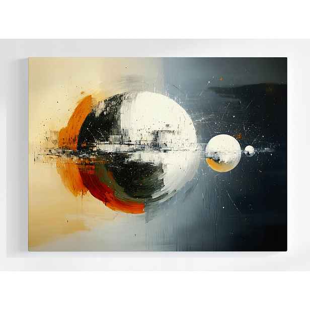 Plakát Abstrakce Vesmír Planeta Měsíc Galaxie 100x75