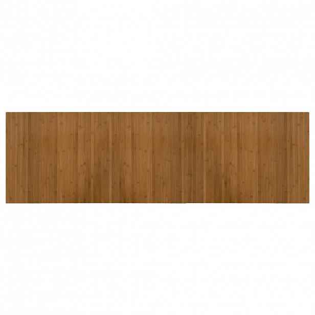 vidaXL Koberec obdélníkový hnědý 60 x 200 cm bambus