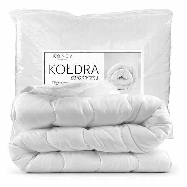 Celoroční Přikrývka Antialergická 200x200 Teplá Prodyšná Polská Koney