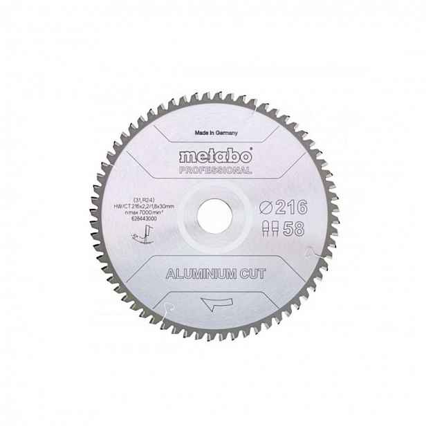 Metabo - Řezný kotouč na hliník 216x30 mm 628443000